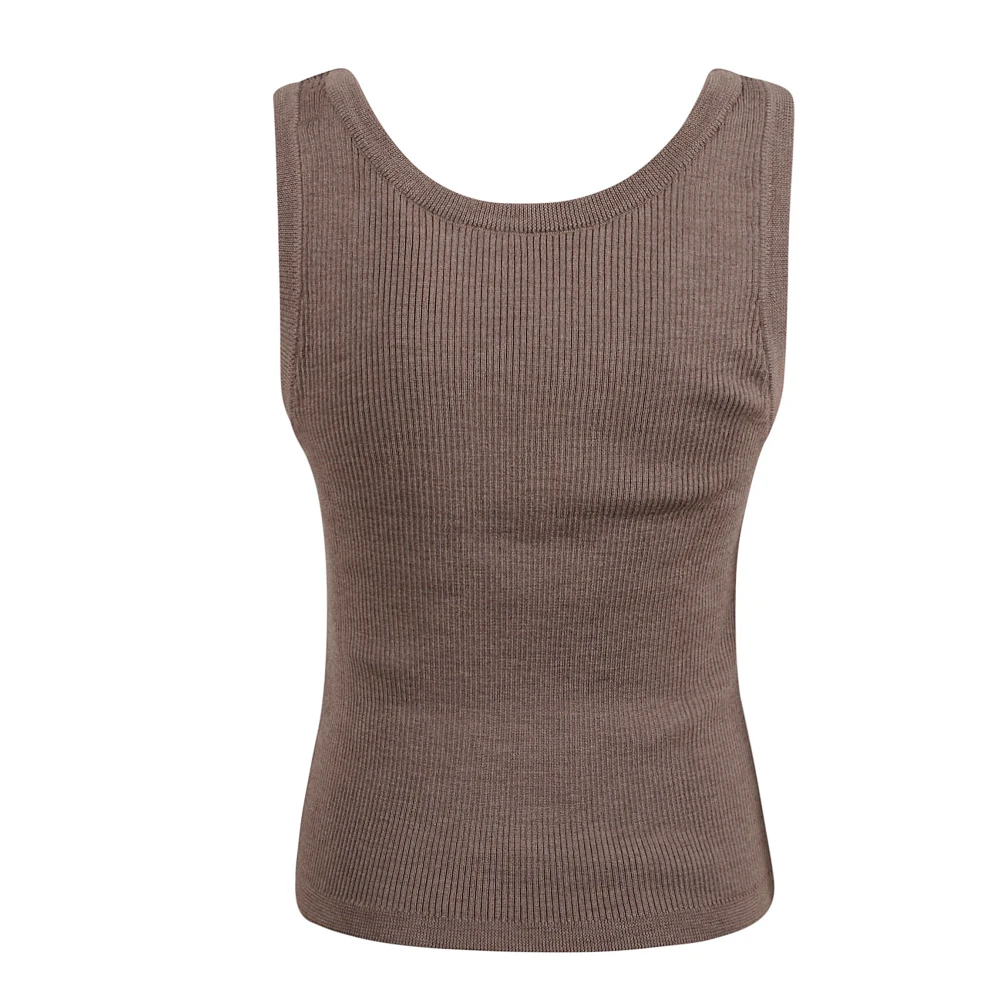 Moschino Beige Top voor Vrouwen Beige Dames