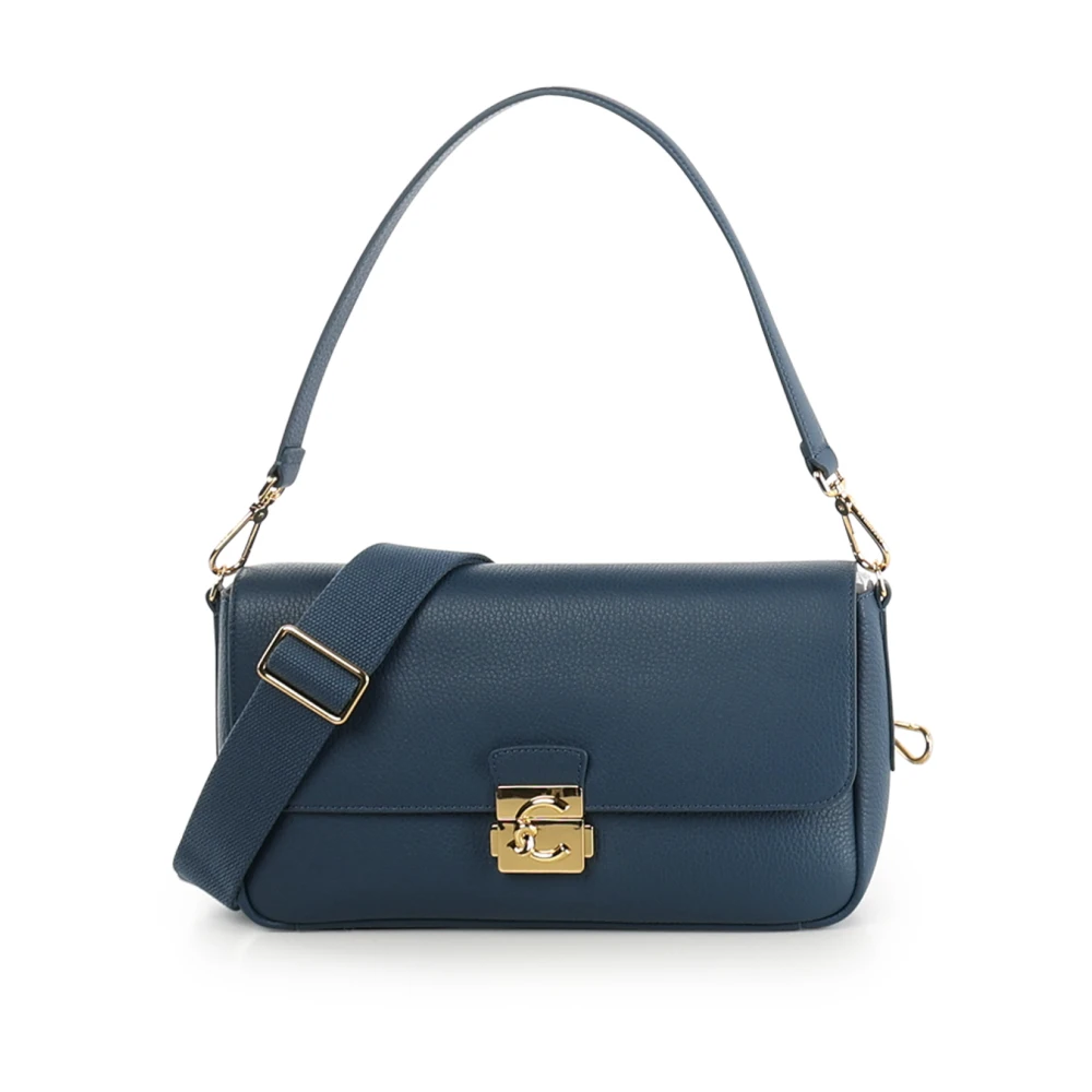 Coccinelle Women's Blue Shoulder Bags, One Size, C-Me Lock Shoulder Bag