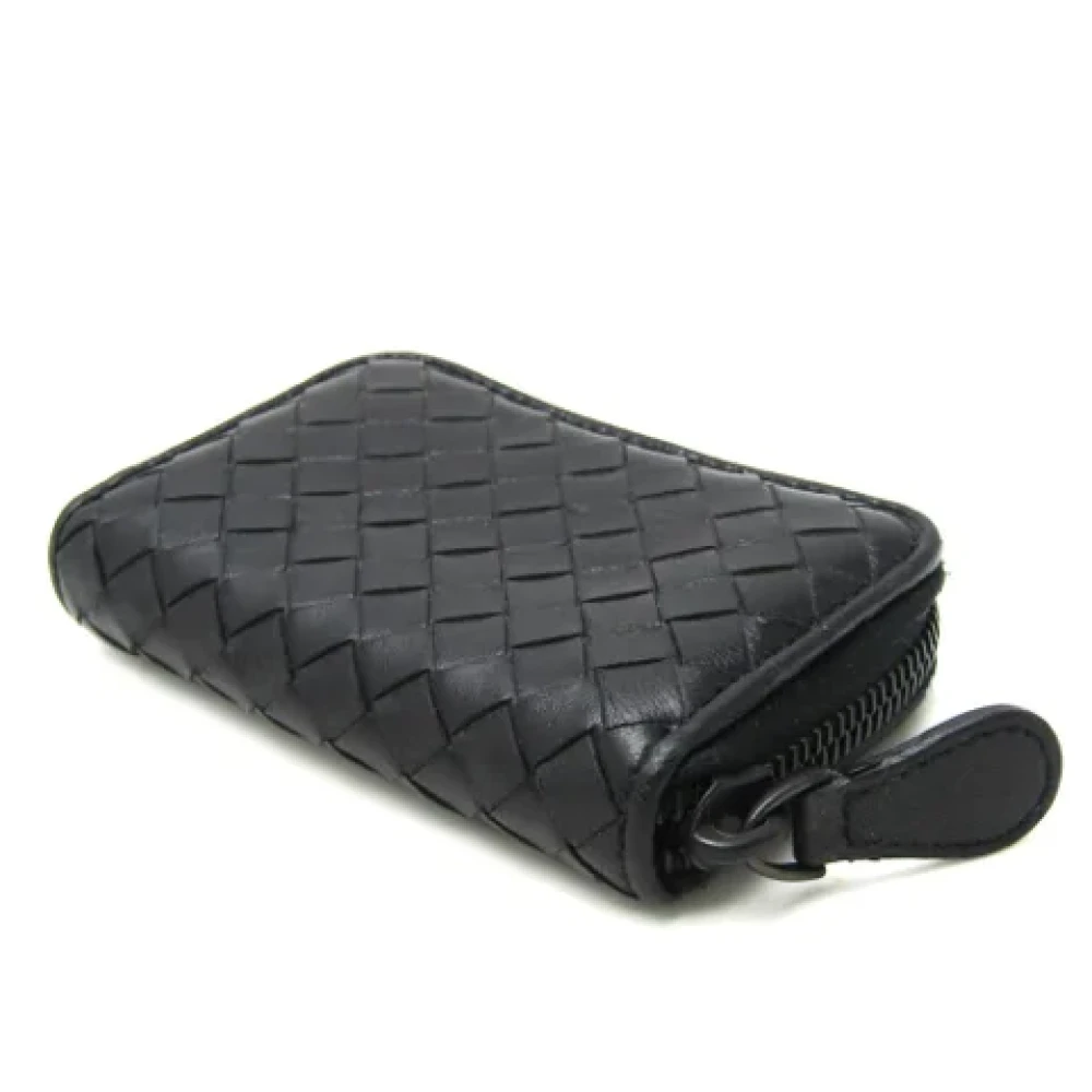 Bottega Veneta Vintage Pre-owned Leather wallets Black Dames