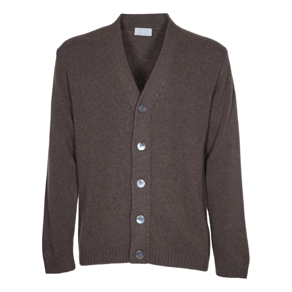 Daniele Fiesoli Rasato Cardigan Sweaters Gray Heren