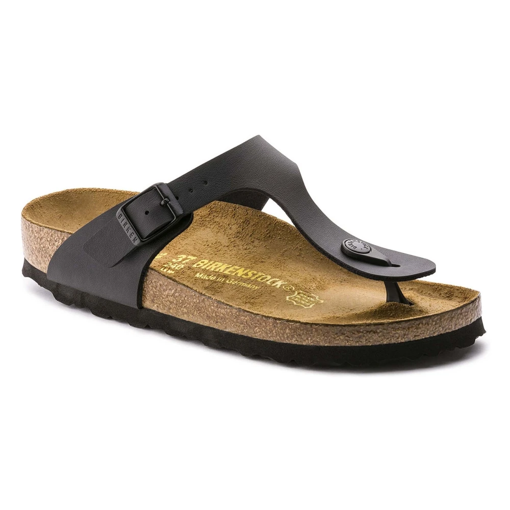 Birkenstock Women's Black Flip Flops, 11 Uk, Gizeh Birko-Flor Flip Flops
