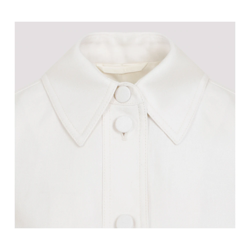 Gabriela Hearst Ivory Thereza Jacket Beige Dames