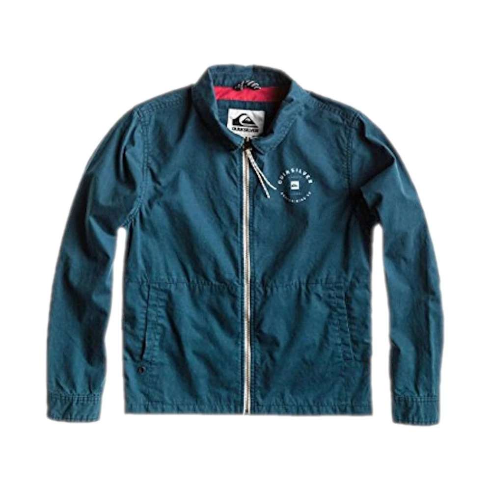 Quiksilver Boys Blue Light Jackets, 10 Y, Light Jacket