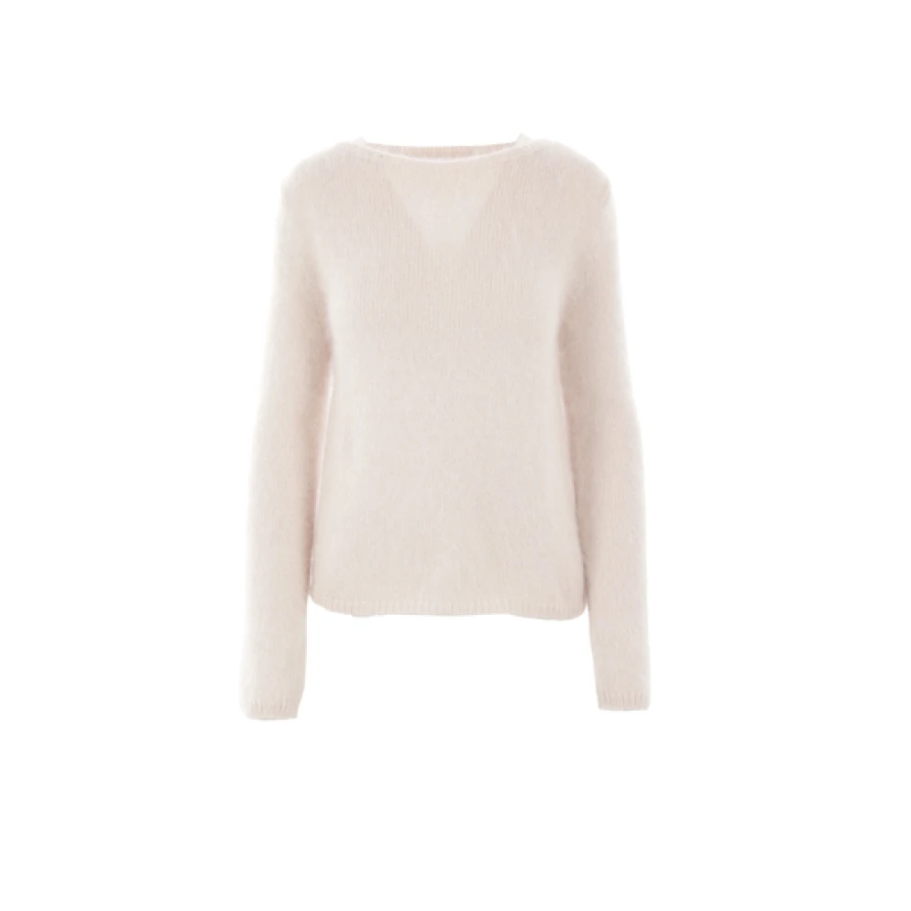 Blumarine Hartvormige Cut-Out Sweater Beige Dames