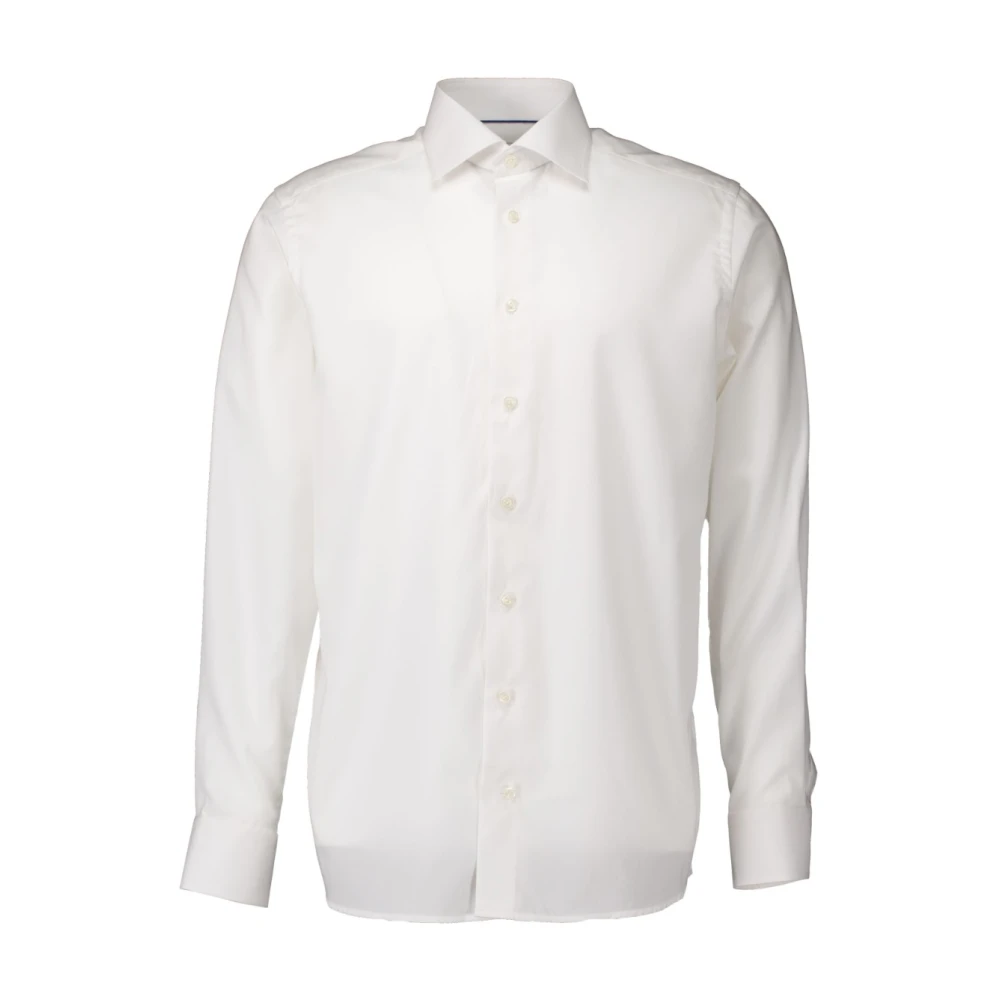 Eton Witte Oxford Overhemd Lange Mouw White Heren