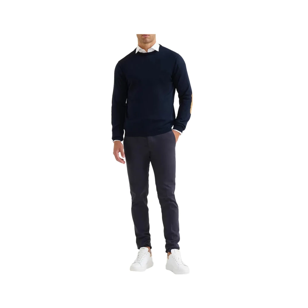 Alviero Martini 1a Classe Blauwe Sweater Prima Classe Stijl Blue Heren