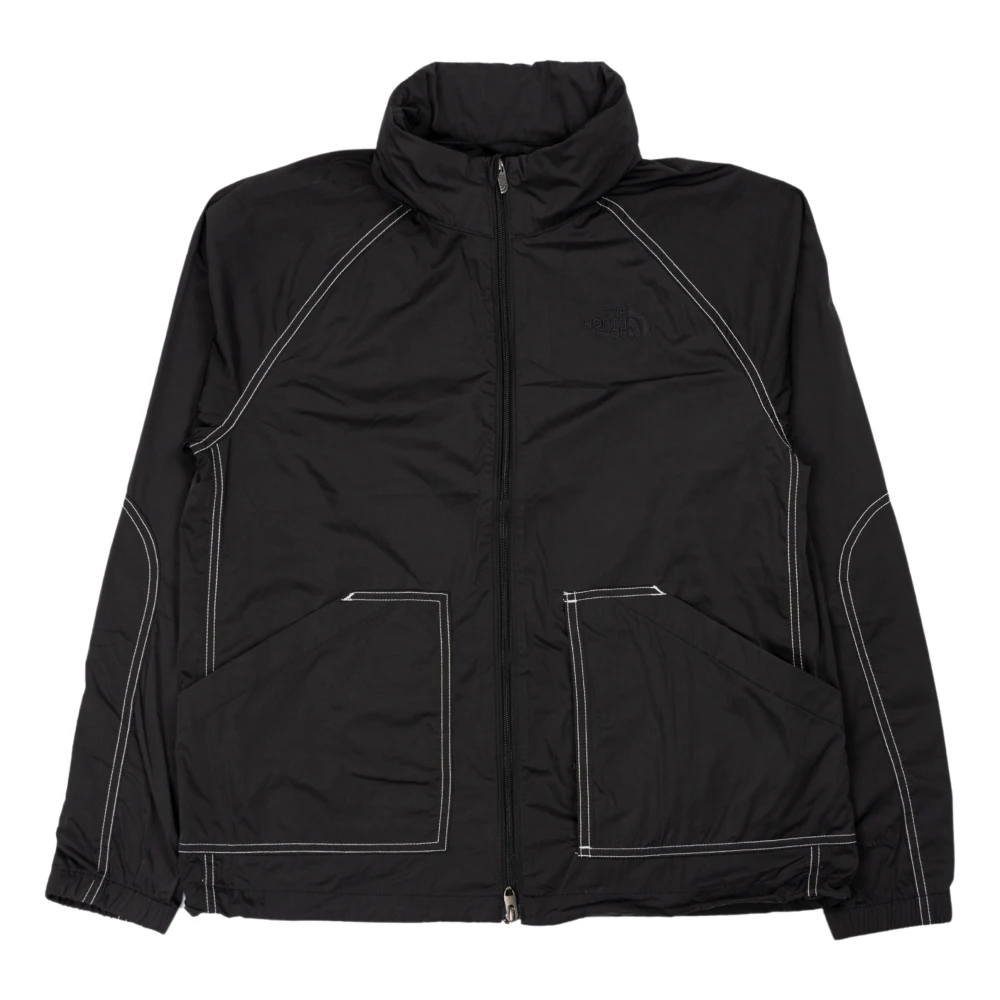 The North Face Zwarte Nylon Wind Jacket met WindWall™ Black Heren