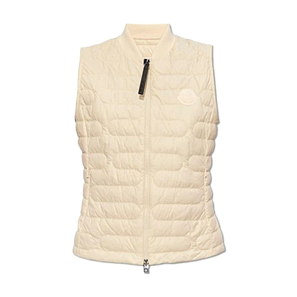 Moncler Quiltad Puffer Väst Yellow, Herr