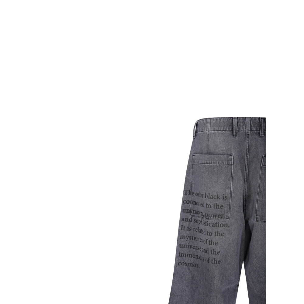 Emporio Armani Denim Nero Broek Gray Heren