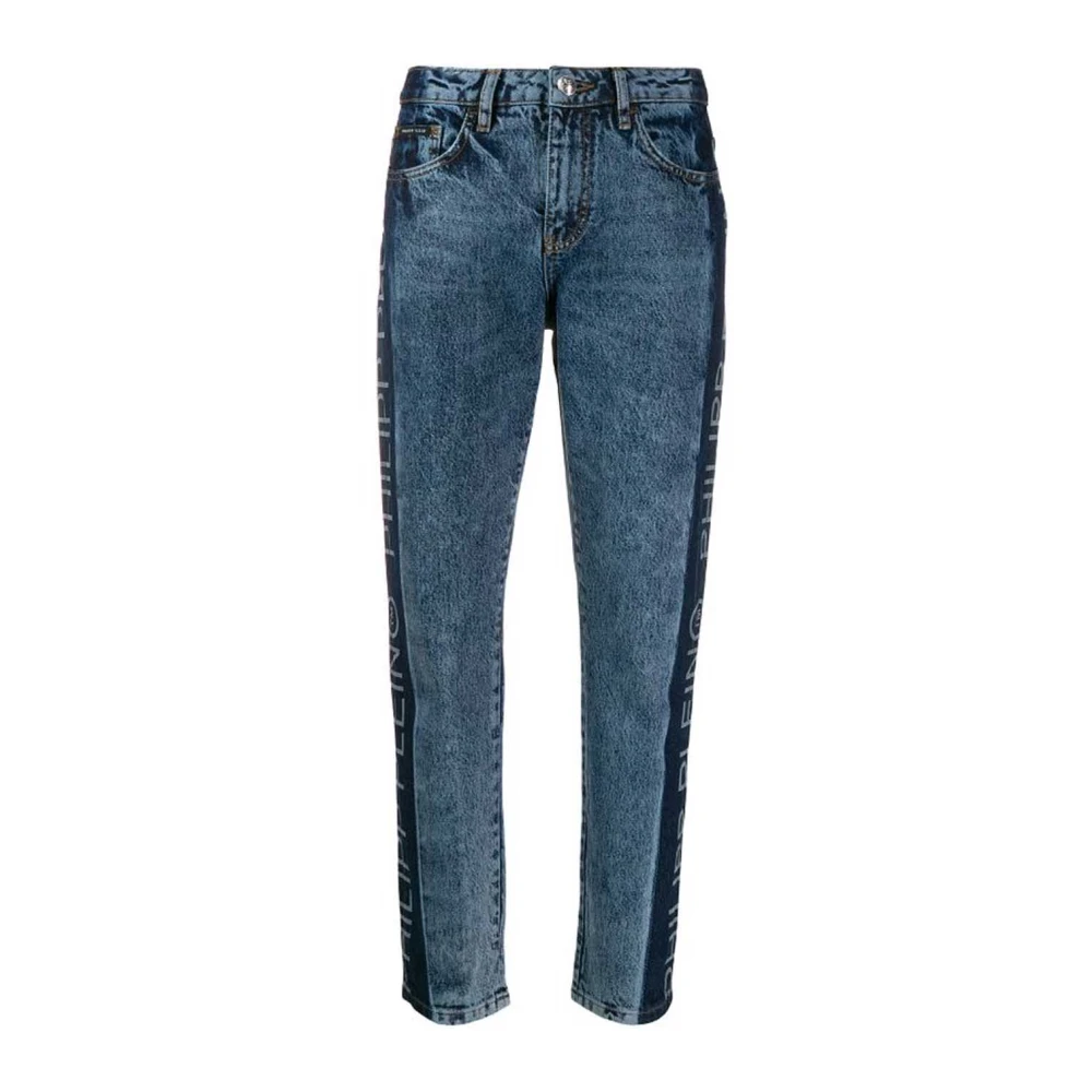 Philipp Plein Casual Straight Blauwe Jeans Blue Dames