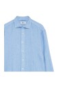 chemise-bleu-clair-en-lin-teint