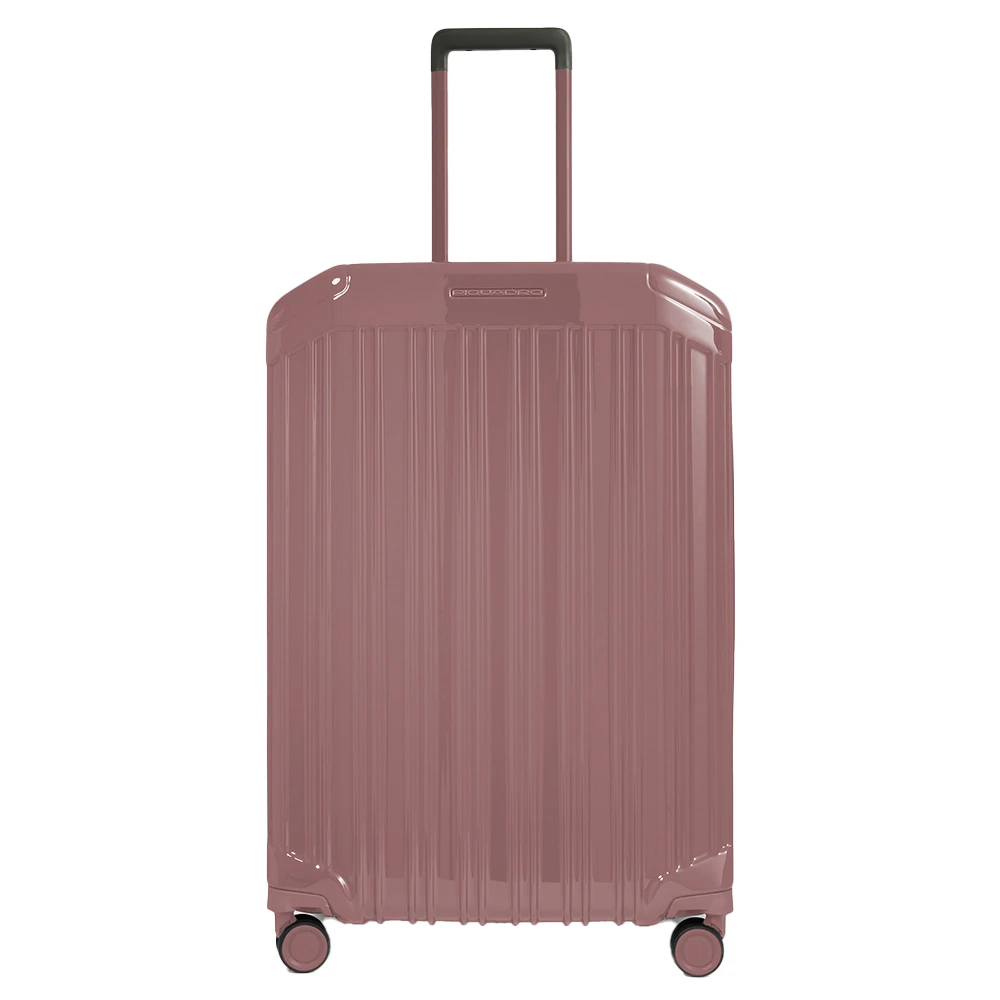 Piquadro Unisex Roze Medium Size, Expandable 4 Wheel Suitcase