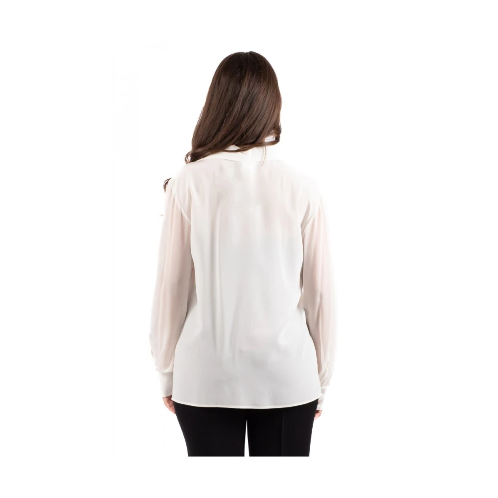 Max Mara Studio Elegante Blouse Studio White Dames