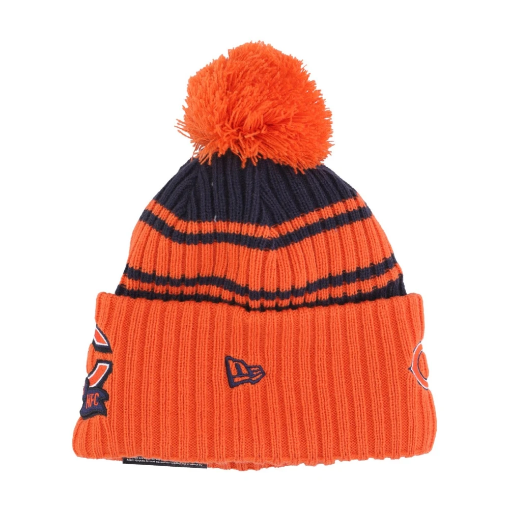 new era Chicago Bears Pom Beanie Hat Multicolor Unisex