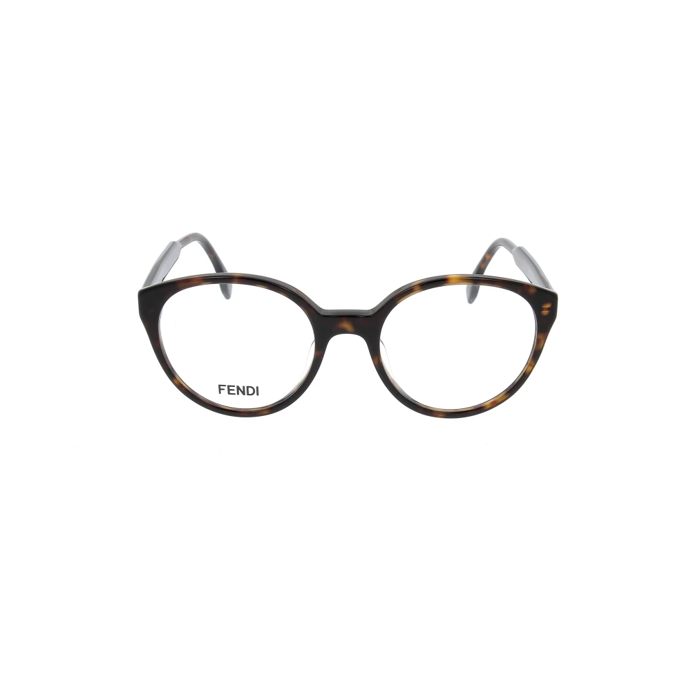 Fendi Elegante Bril voor een Luxueuze Uitstraling Brown Unisex