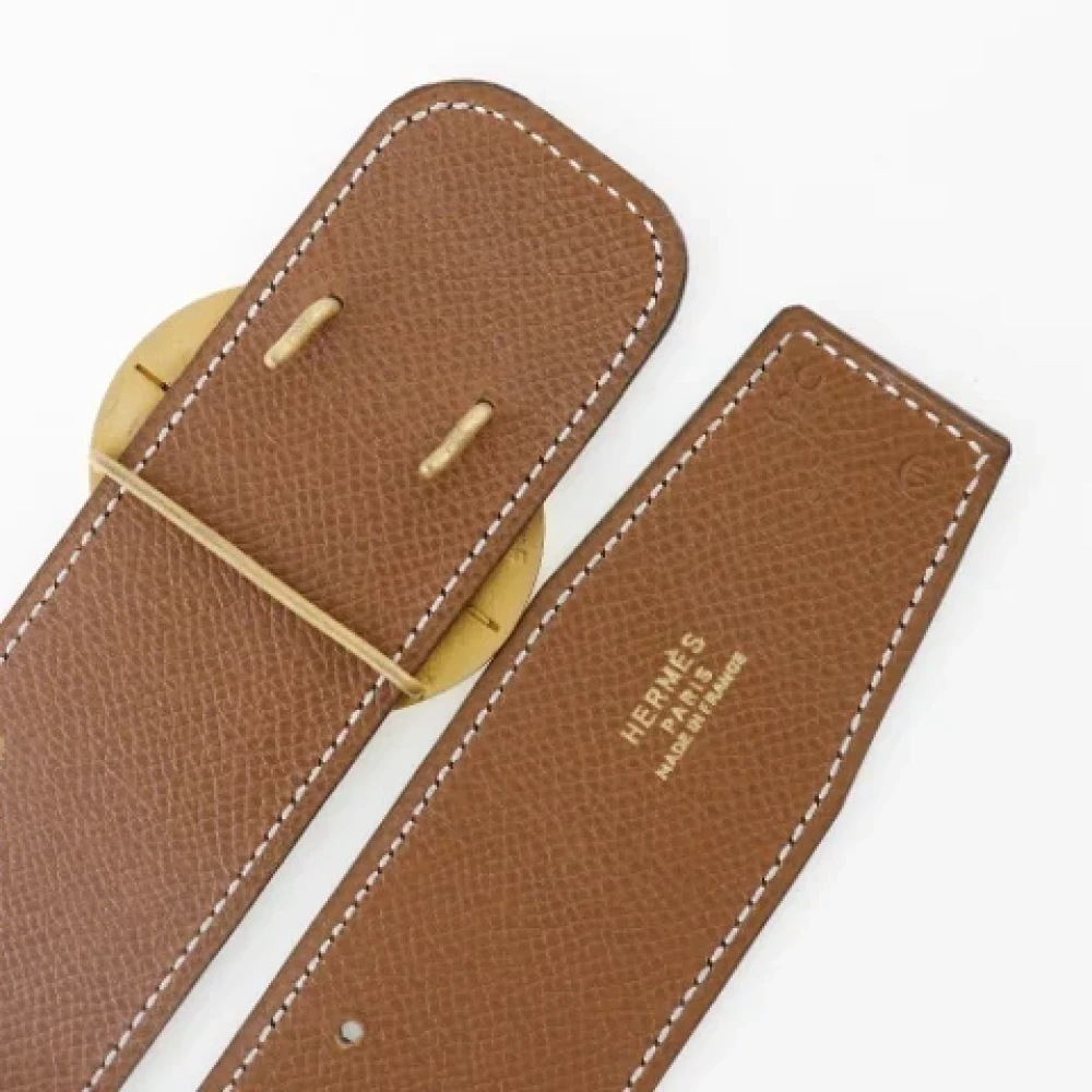 Hermès Vintage Pre-owned Leather belts Black Dames