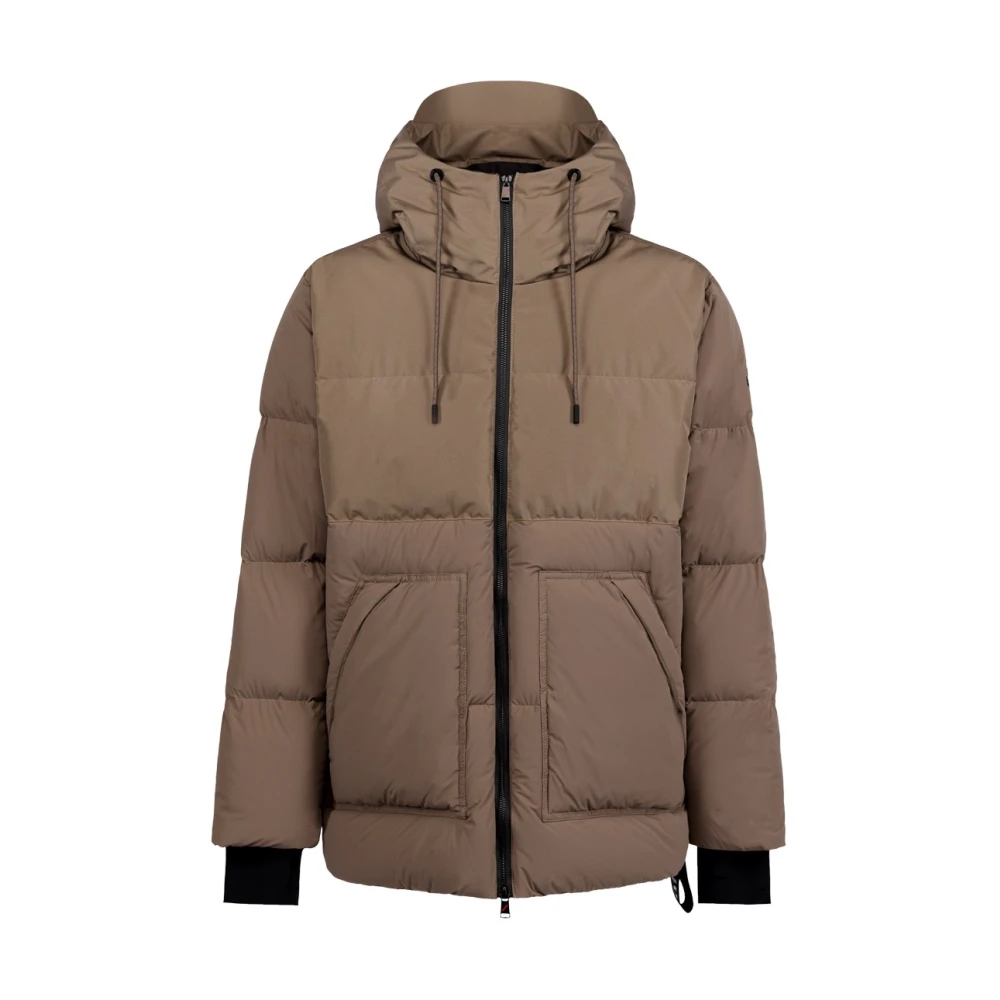 Afterlabel Galena Gewatteerde Jas van Twee Stoffen Beige Heren