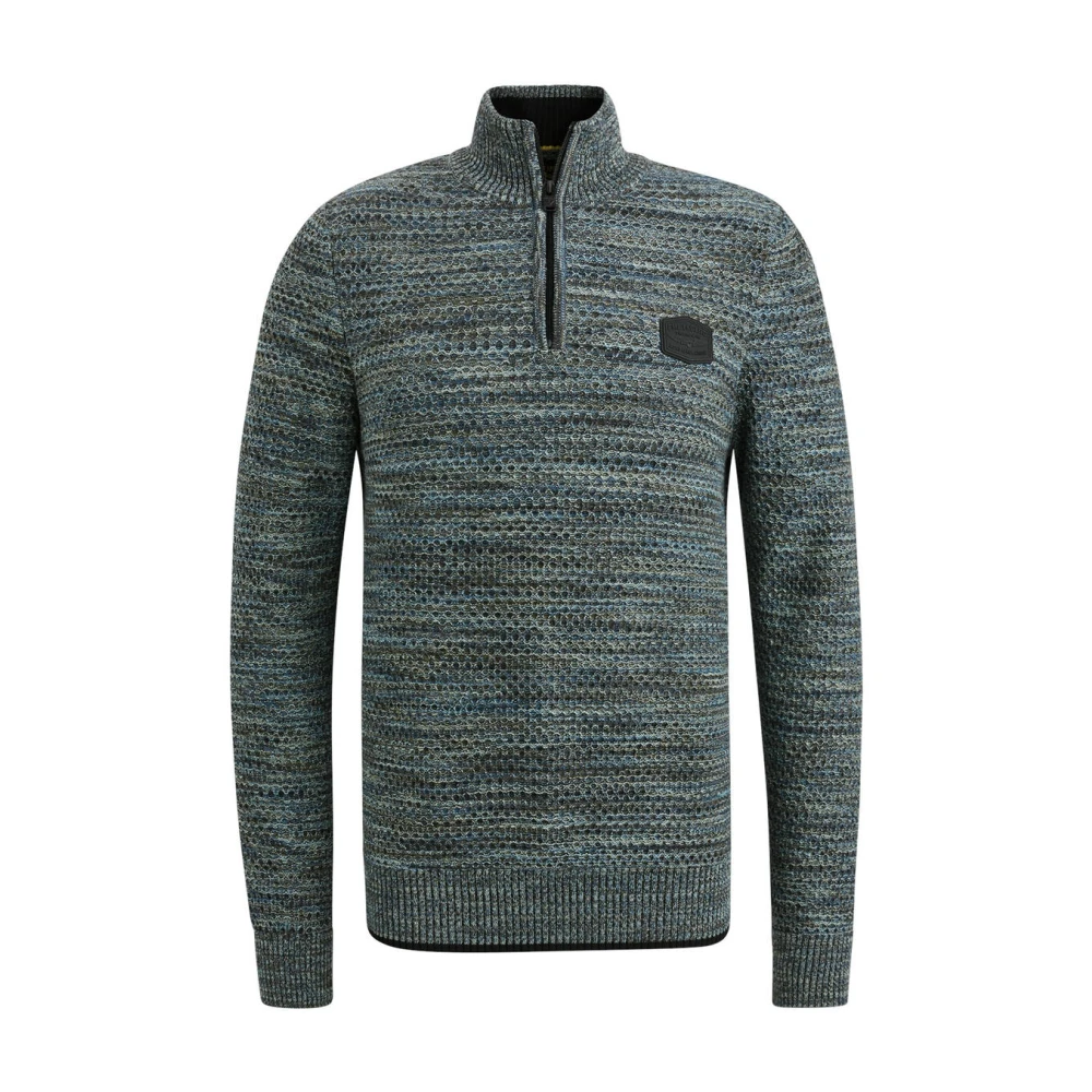 PME Legend Half Zip Pullover Colormix Brown Heren