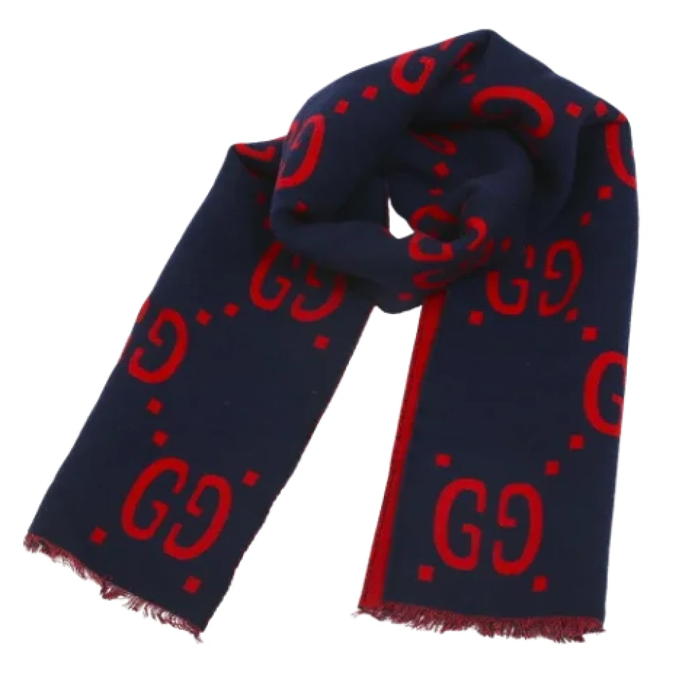 Gucci Vintage Pre-owned Wool scarves Multicolor Dames