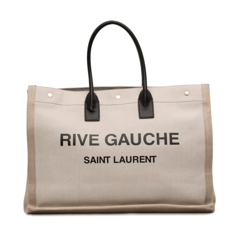 Saint Laurent Vintage Women's Brown Pre-Owned Tote Bag