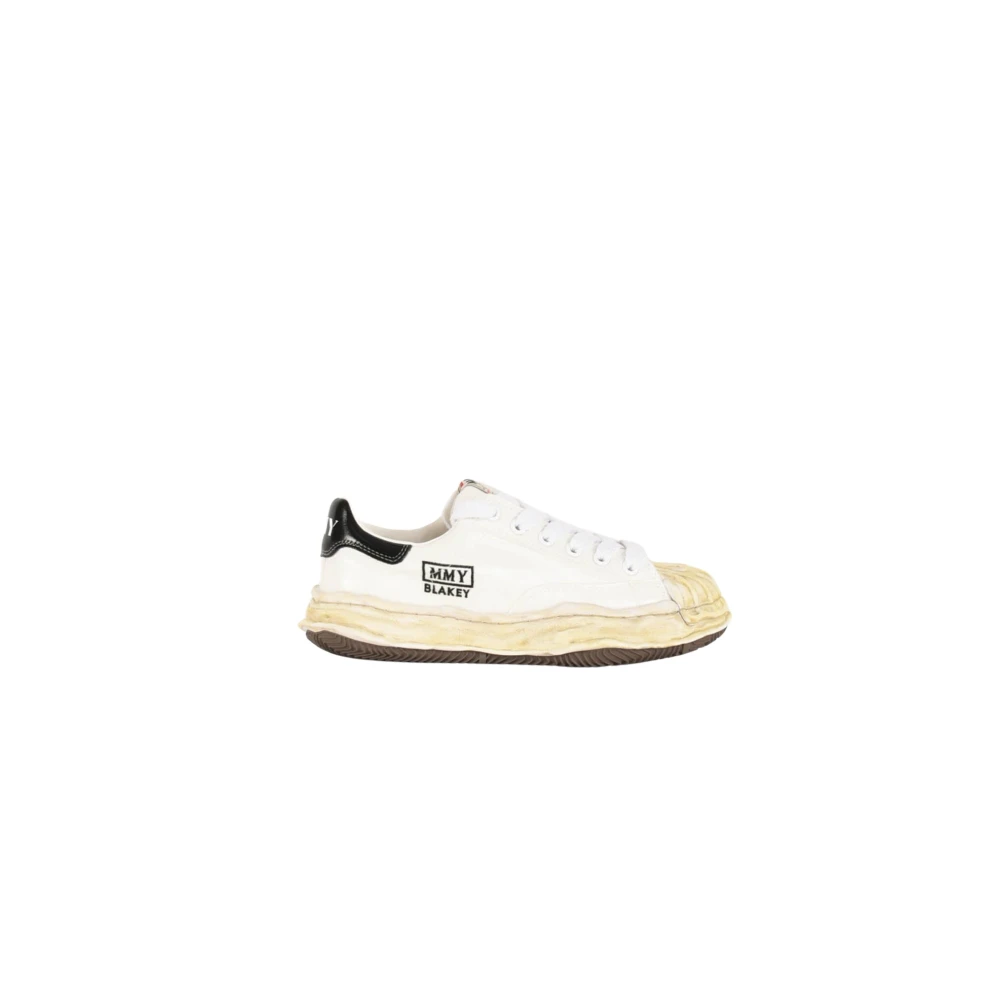 Mihara Yasuhiro Metallic Leren Sneakers Heren Schoenen Wit