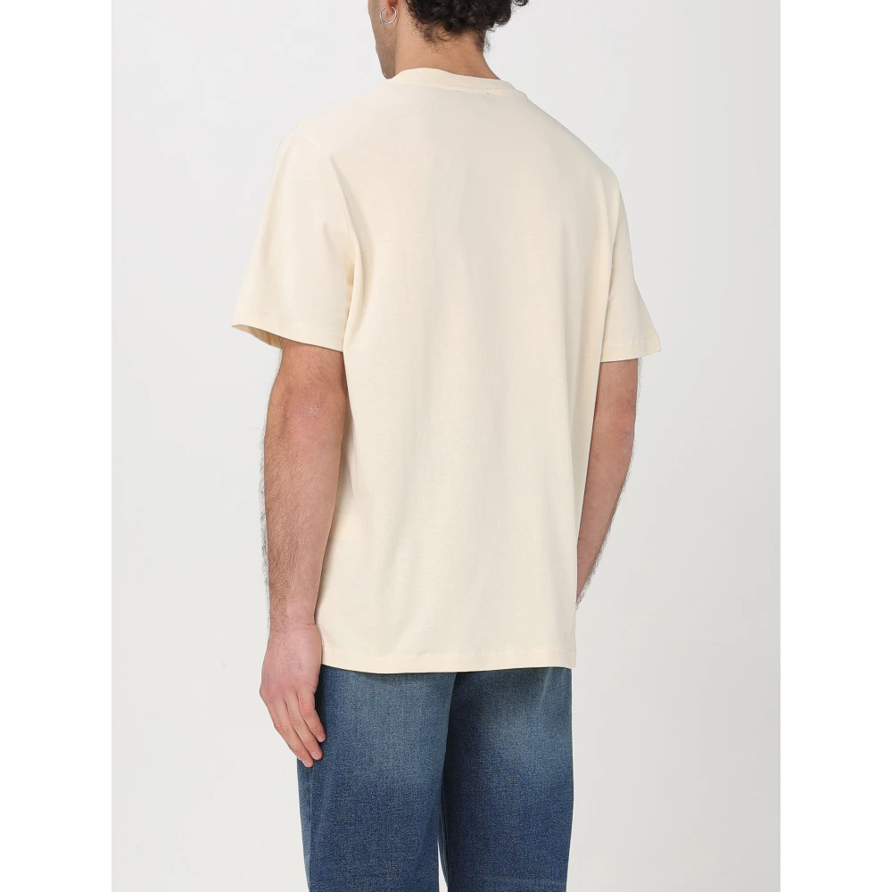 A.p.c. Biologisch Katoen T-Shirt Rue Madame Beige Heren