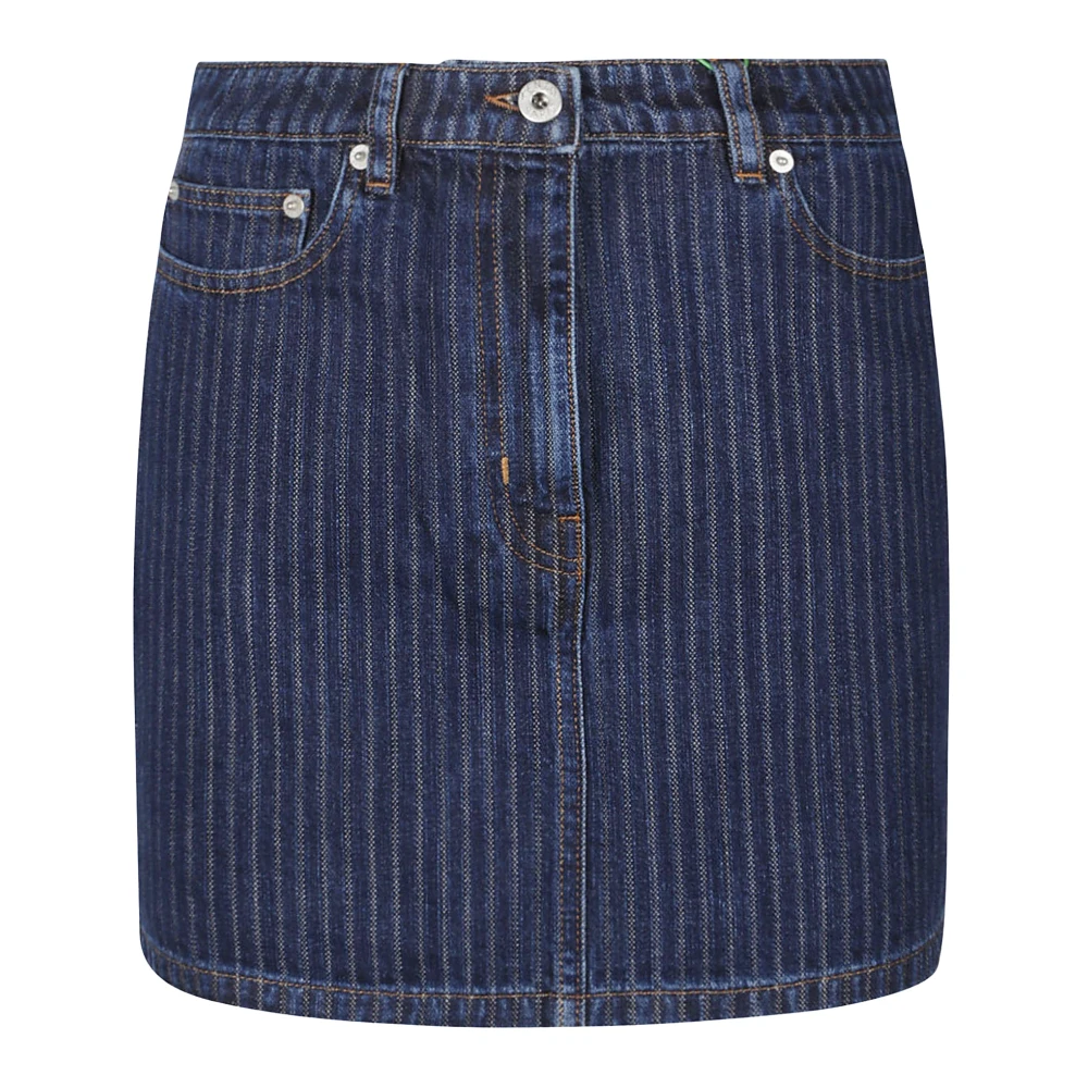 Kenzo Gestreepte Mini Rok Blue Dames