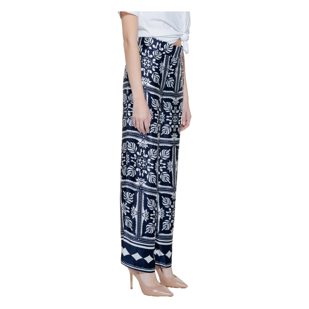 Street One Wijde Palazzo Broek Multicolor Dames