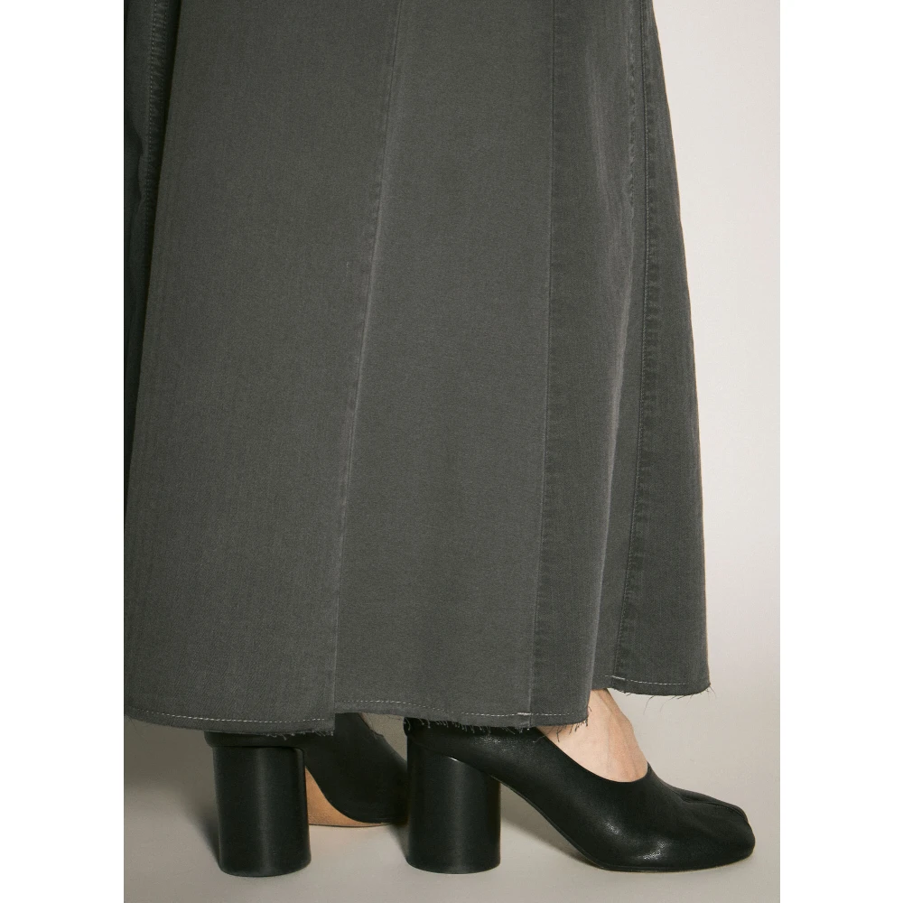 Our Legacy Herringbone Maxi Rok Gray Dames