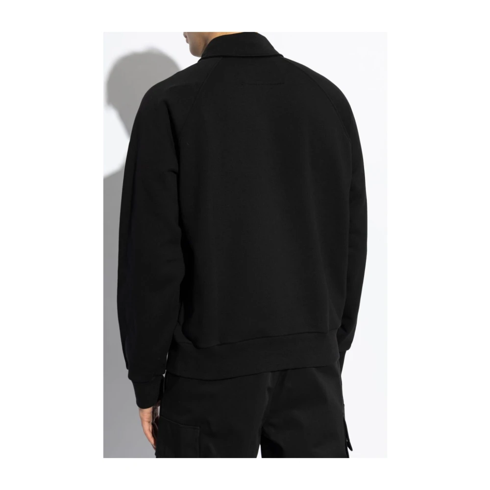 Givenchy Polo Sweatshirt met Stijlvol Borduursel Black Heren