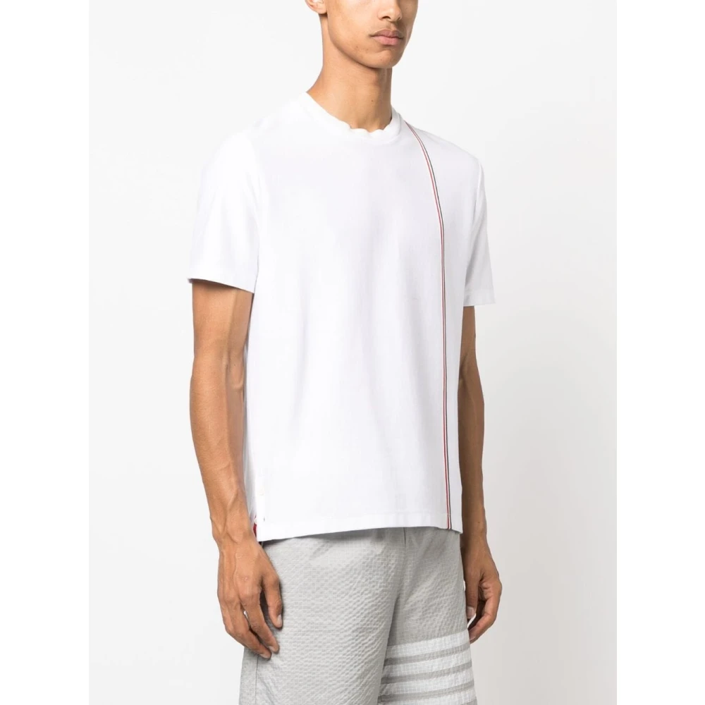 Thom Browne Casual Katoenen T-shirt White Heren