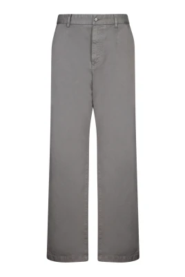 Grå Denimbyxor Avslappnad Stil