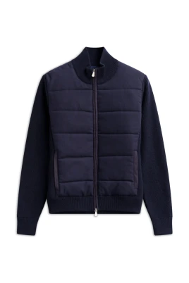Wool Padded Zip Jacket