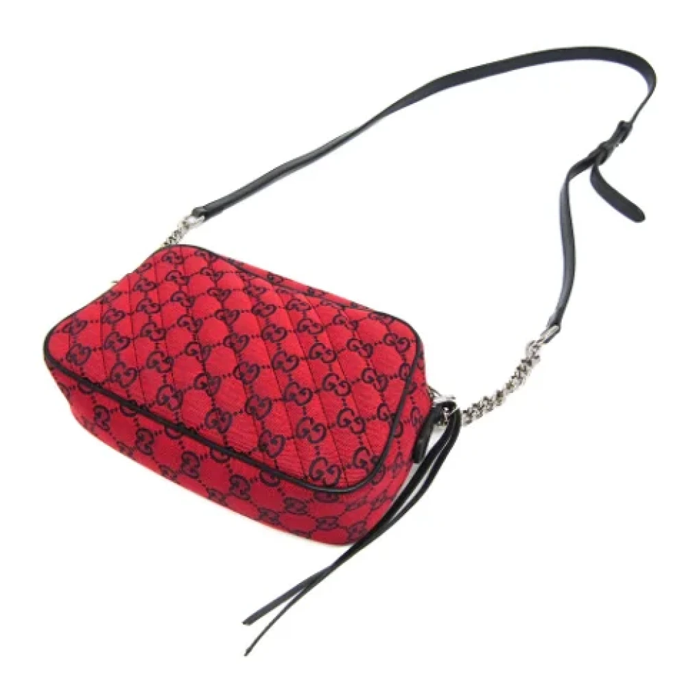 Gucci Vintage Pre-owned Fabric gucci-bags Red Dames