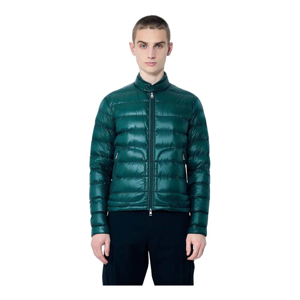 Moncler Gewatteerde jas met dubbele ritssluiting Green Heren