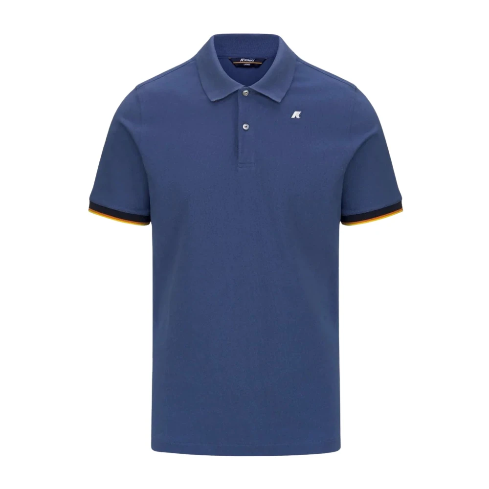 K-Way Uomo Blu Top, 2XL, New,