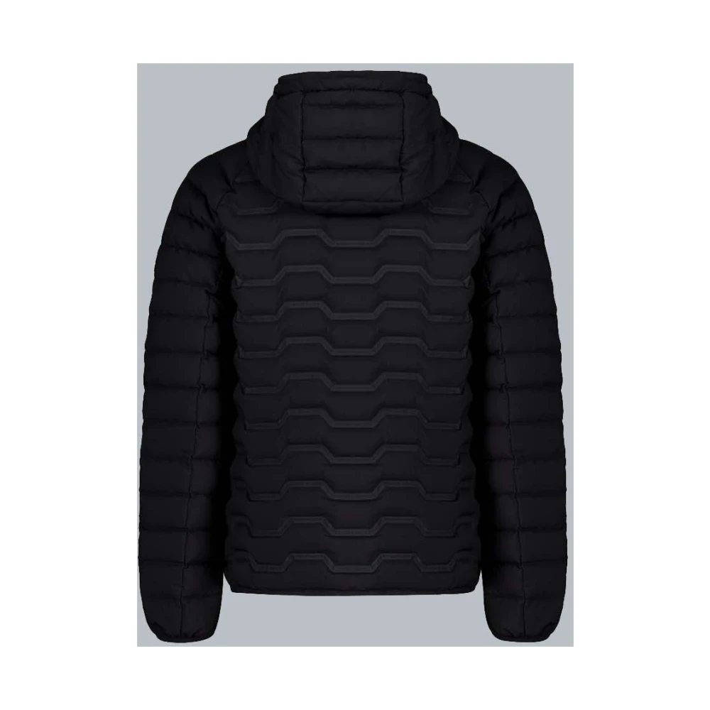 Ciesse Piumini Potter Zwarte donsjack met capuchon en 800 vulkracht Black Heren