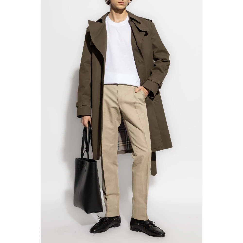 Brioni Geplooide broek Beige Heren