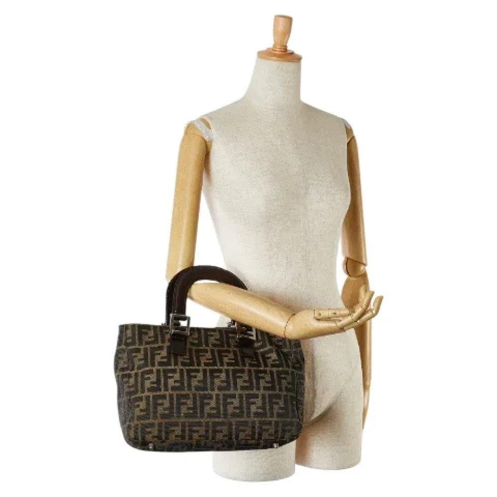 Fendi Vintage Pre-owned Canvas totes Brown Dames