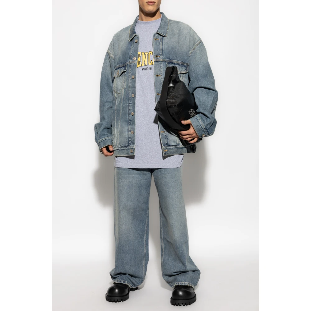 Balenciaga Denim jas Blue Heren