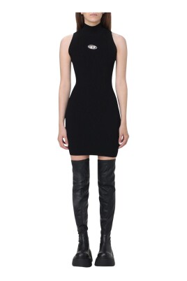 ribbed-knit-mini-dress-mock-neck