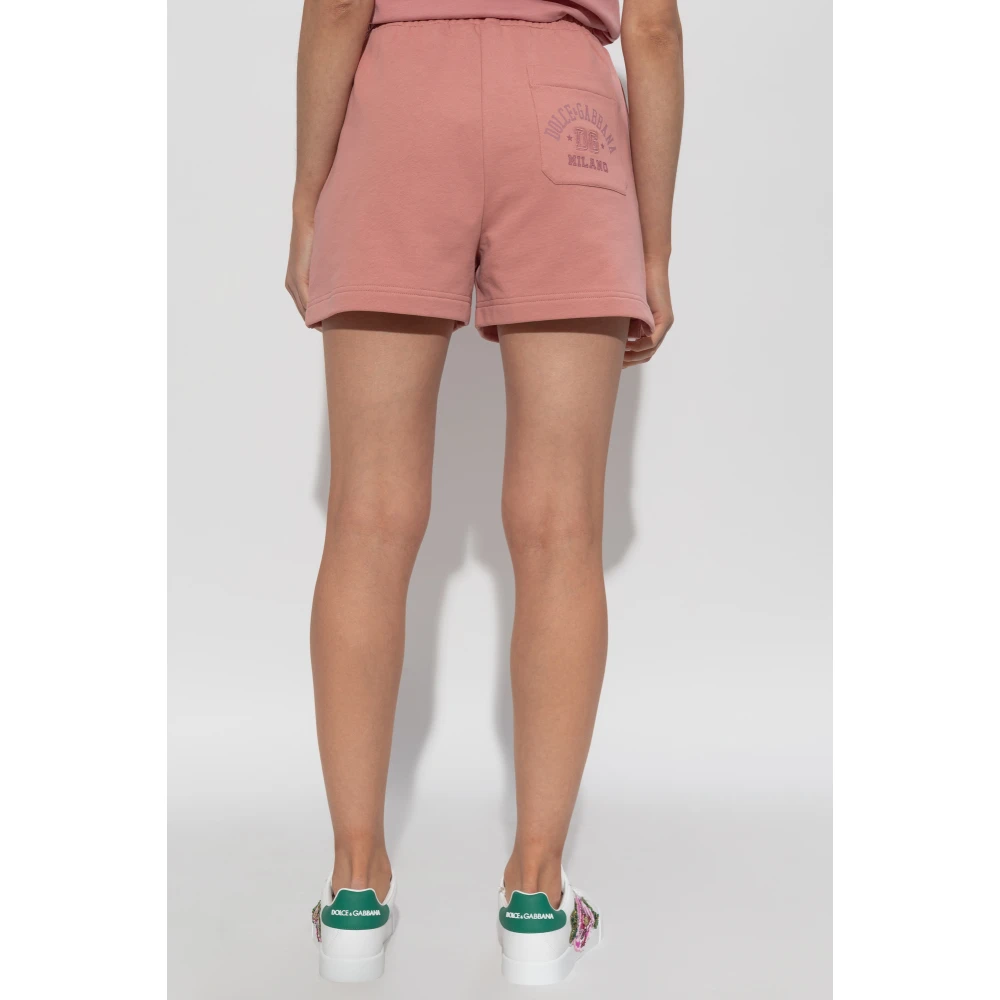 Dolce & Gabbana Katoenen shorts Pink Dames