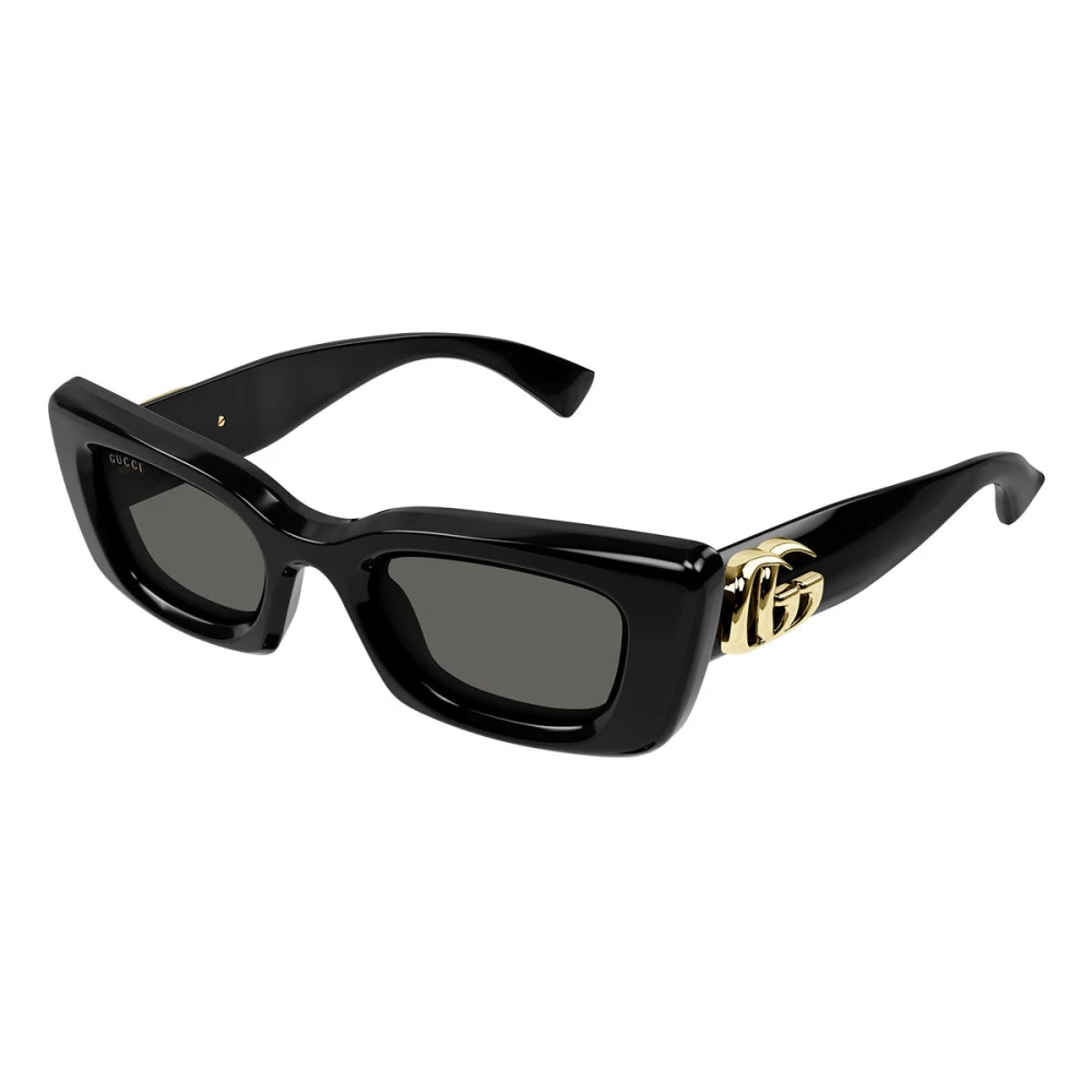 Gucci Black Sunglasses, Female, 49 Mm, Cat Eye Sunglasses