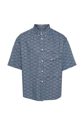 indigo-blue-seigaiha-print-denim-shirt