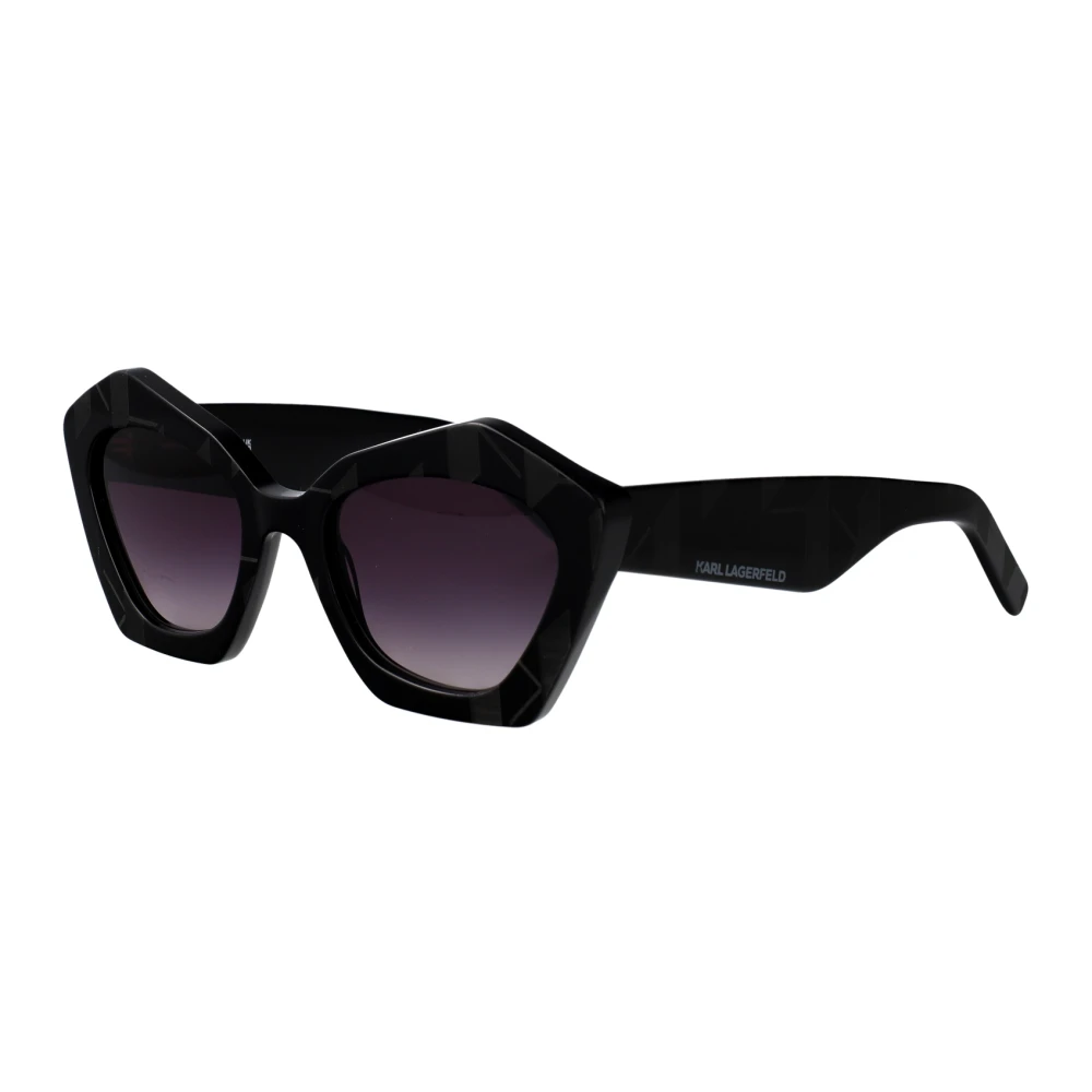 Karl Lagerfeld Black Sunglasses, Female, 53 Mm, Kl6199s Sunglasses