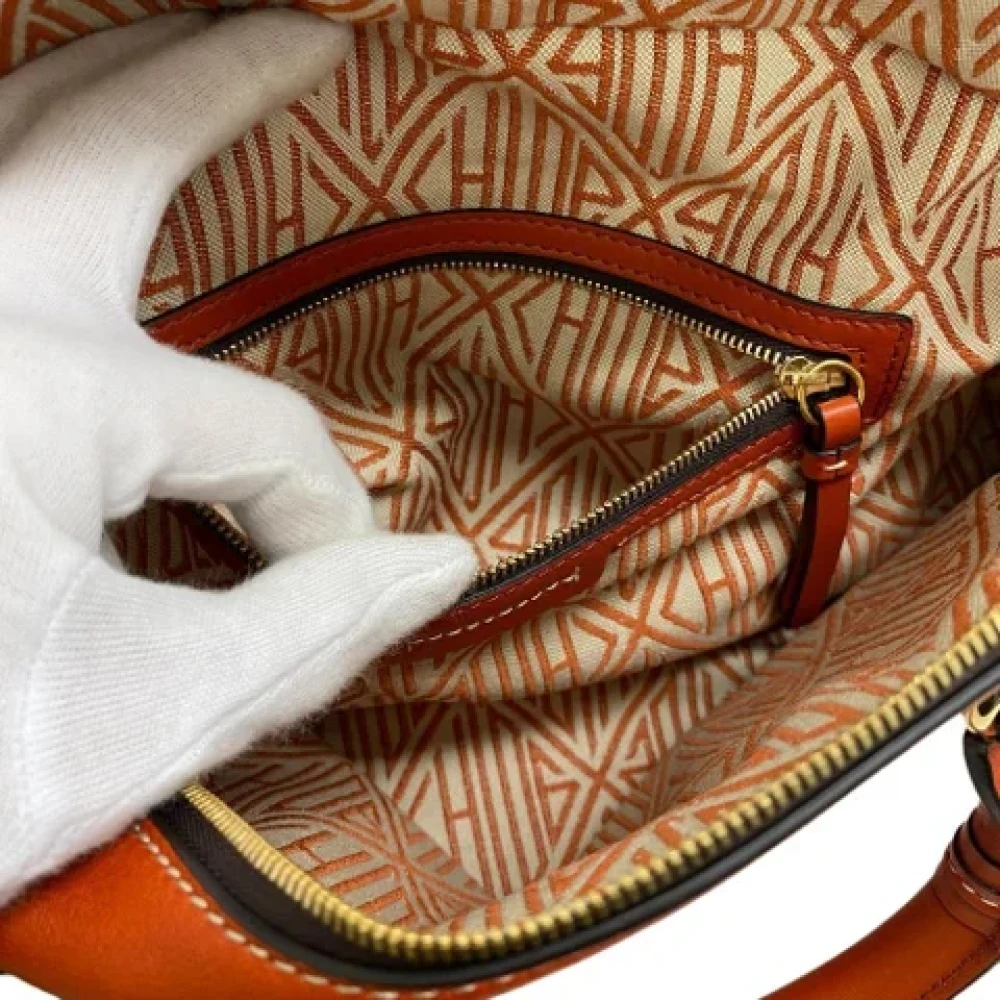 Chloé Pre-owned Leather handbags Orange Dames