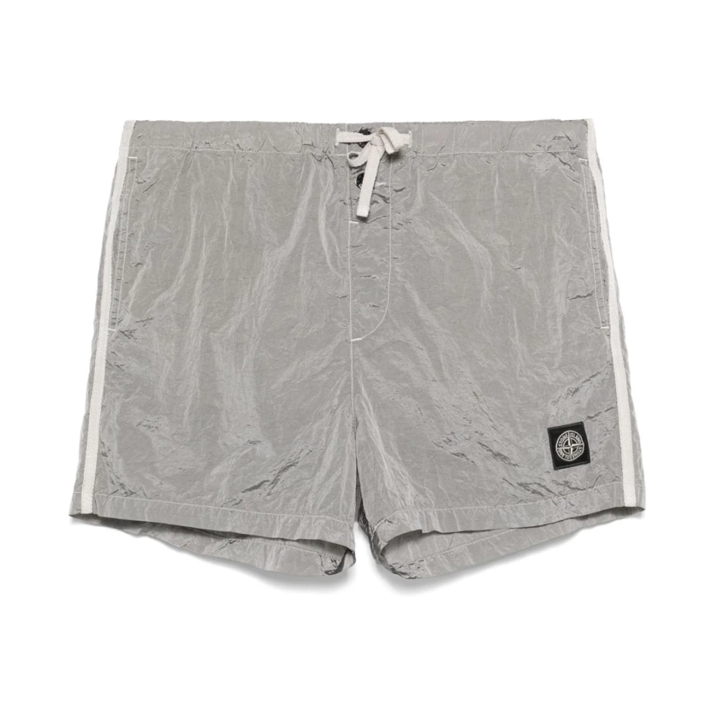 Stone Island Men's Gray Beachwear,, Grey Sea Clothing Costume Medium