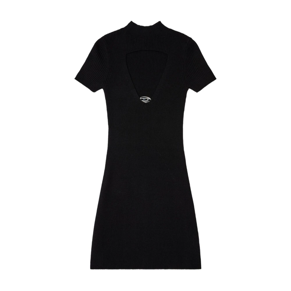 Diesel Vrouw Zwart Kleedjes Dames, M, Wol, M-Olympe Jurk