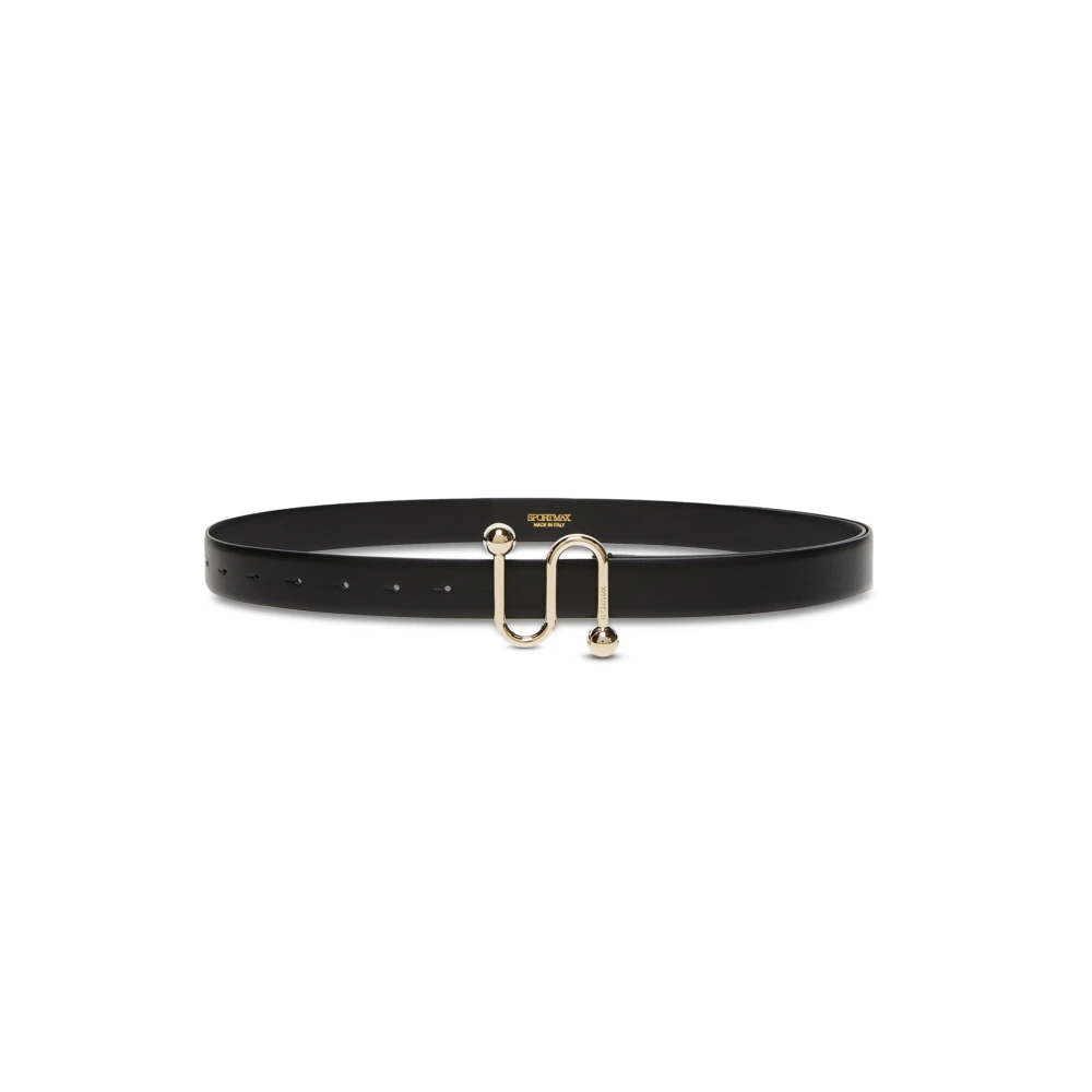 Max Mara Women's Black Belts With Suspenders