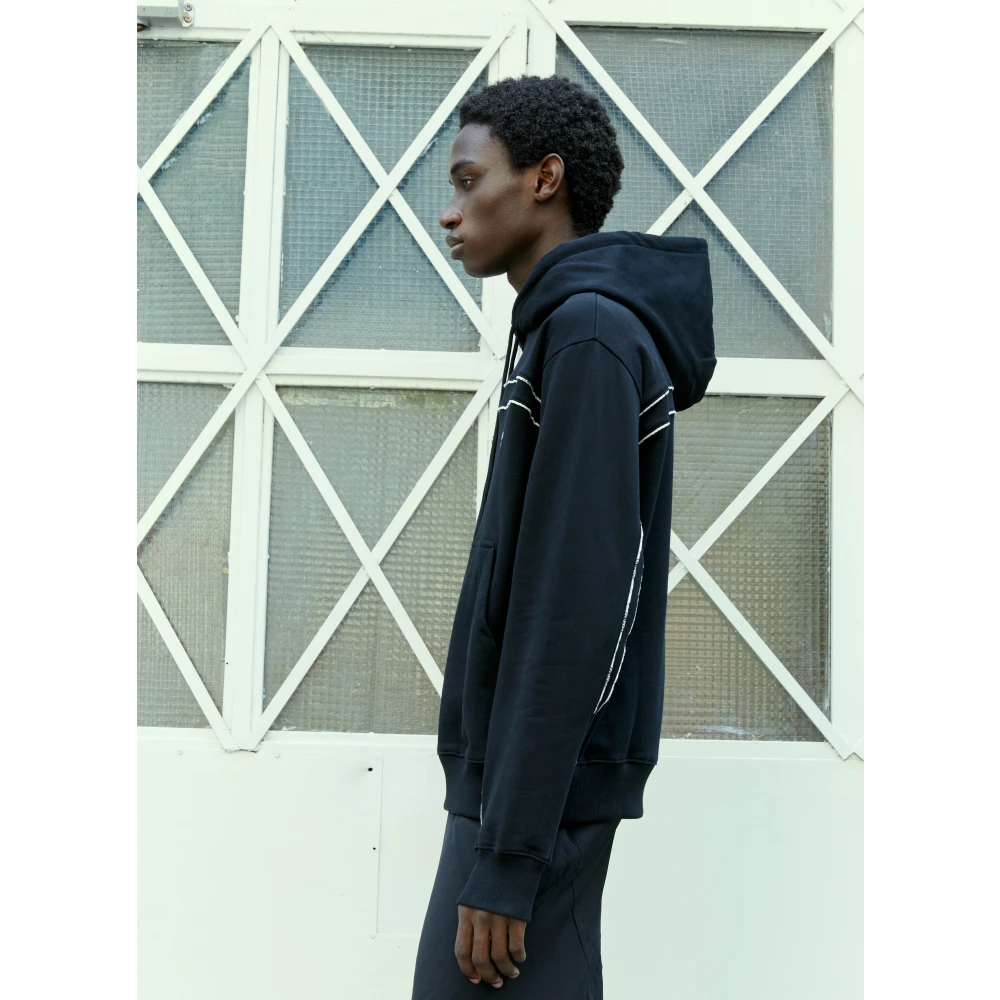 GmbH Urban Piping Hoodie Black Heren